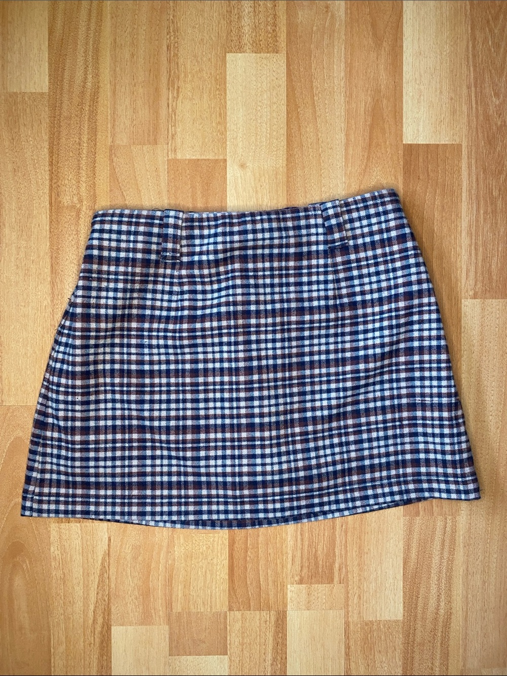 Abercrombie & Fitch Plaid Mini Skort